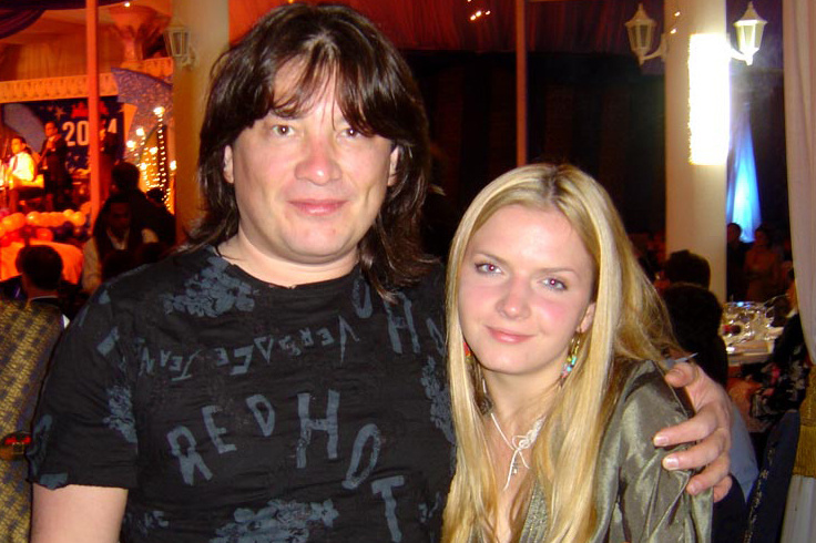    Юная Юлия Михальчик и Александр Шульгин, чей роман продлился всего несколько недель.