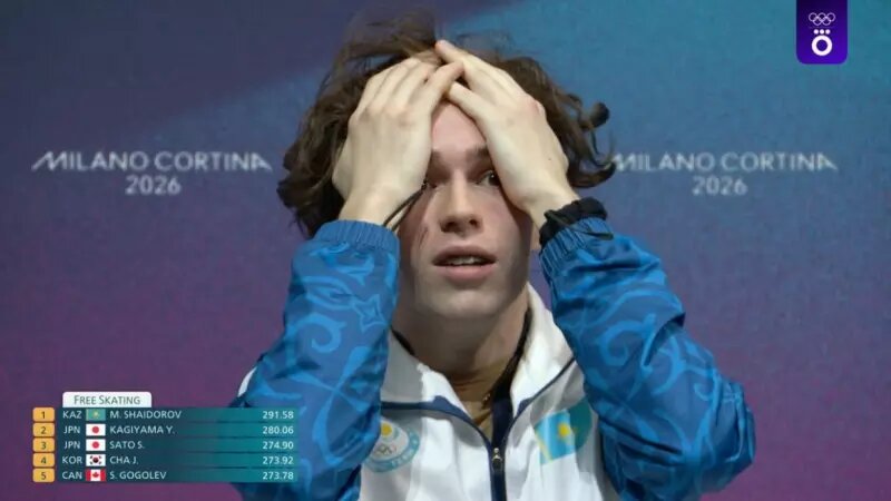    Олимпийский чемпион Михаил Шайдоров. Фото: кадр трансляции Окко.