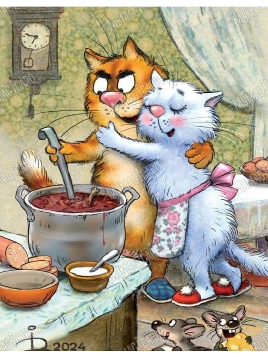 очаровательные коты Рины Зенюк