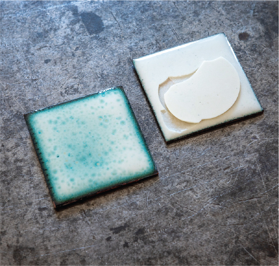 Примеры проблем с толщиной слоя эмали — пережог и трещины
