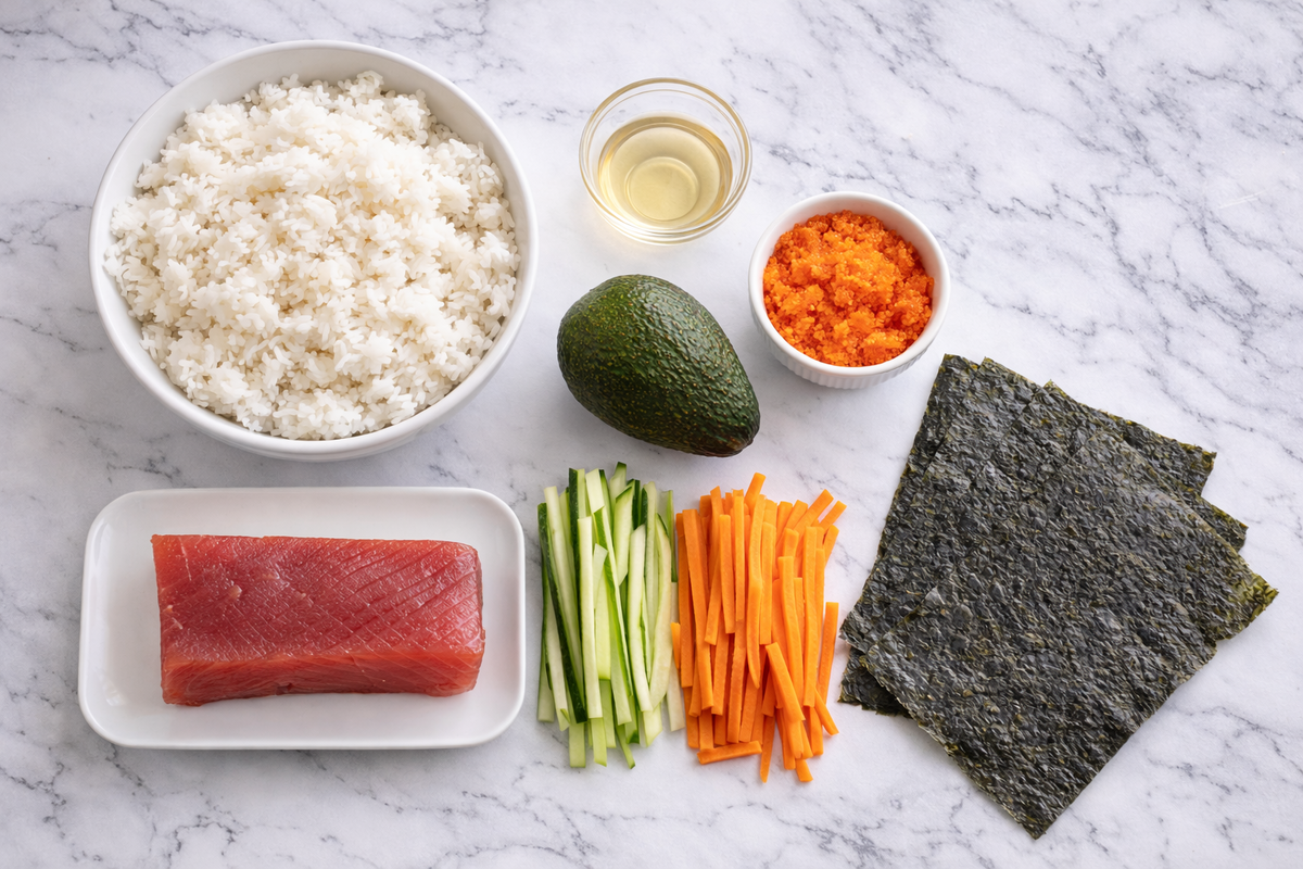 Ингредиенты для Суши-буррито