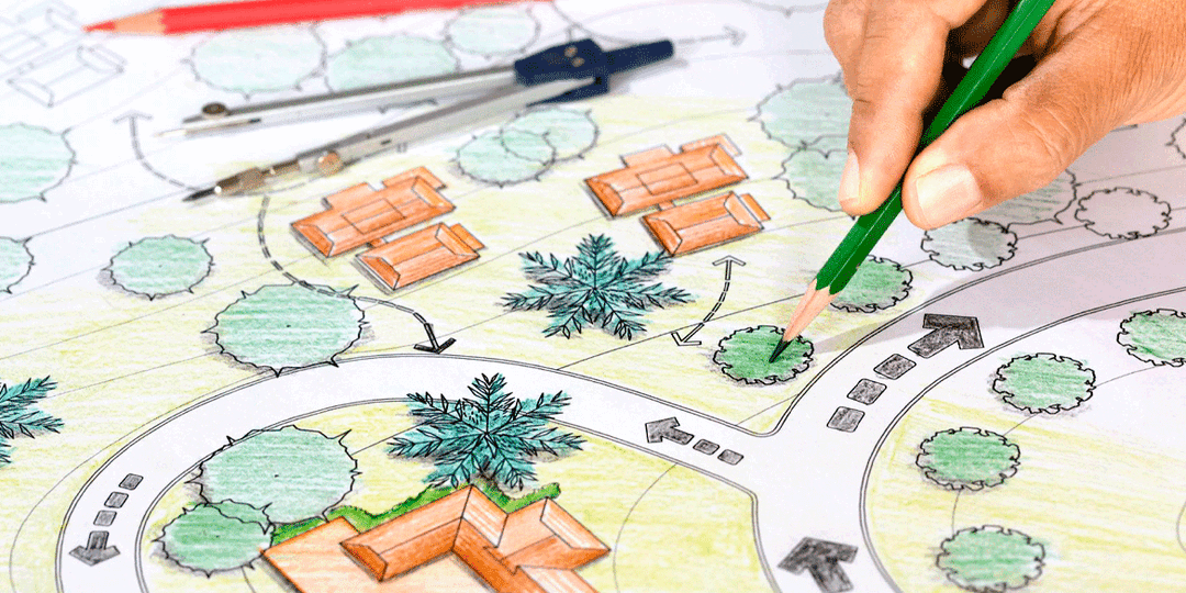 ИЗМЕРЕНИЕ УЧАСТКА И ПОДГОТОВКА ЧЕРТЕЖА САДА.