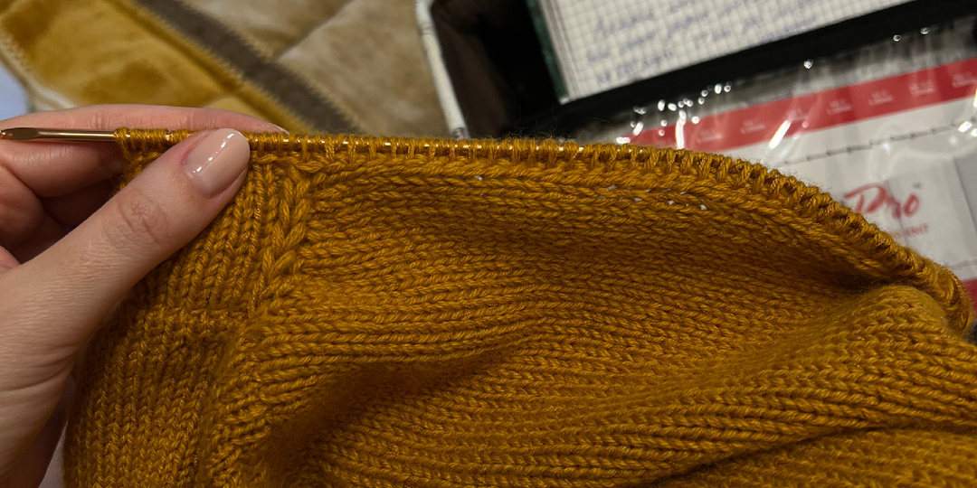 Тунисский крючок для проймы