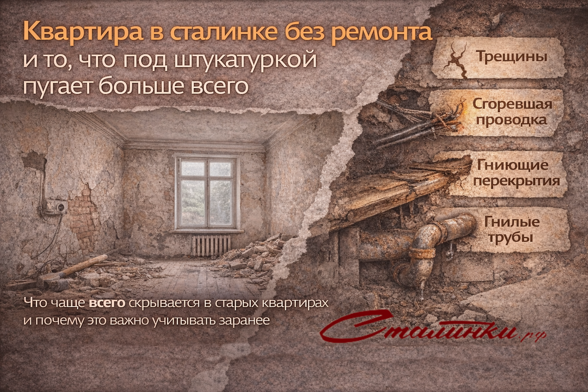 Сталинка без ремонта - Сталинки.рф