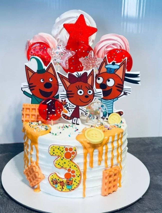 Так торт выглядел у кондитера