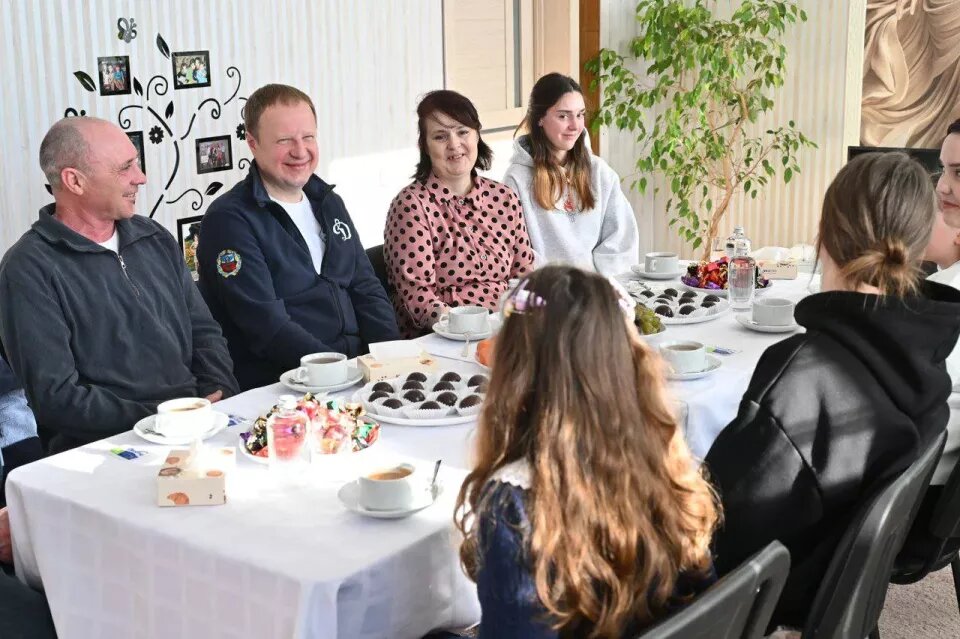    Виктор Томенко в гостях у Дмитрия Фомочкина. Источник: Антон Червяков
