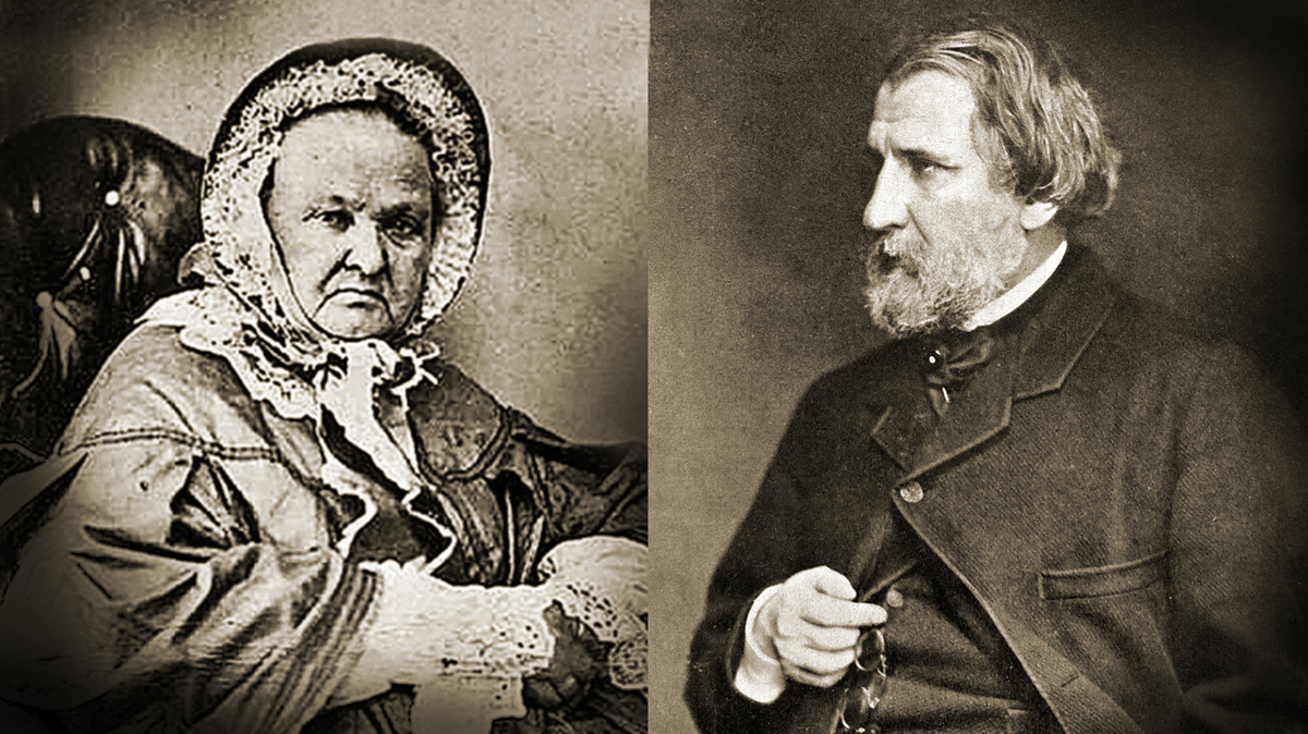 Мать и сын. Тургенева, Варвара Петровна и Тургенев, Иван Сергеевич