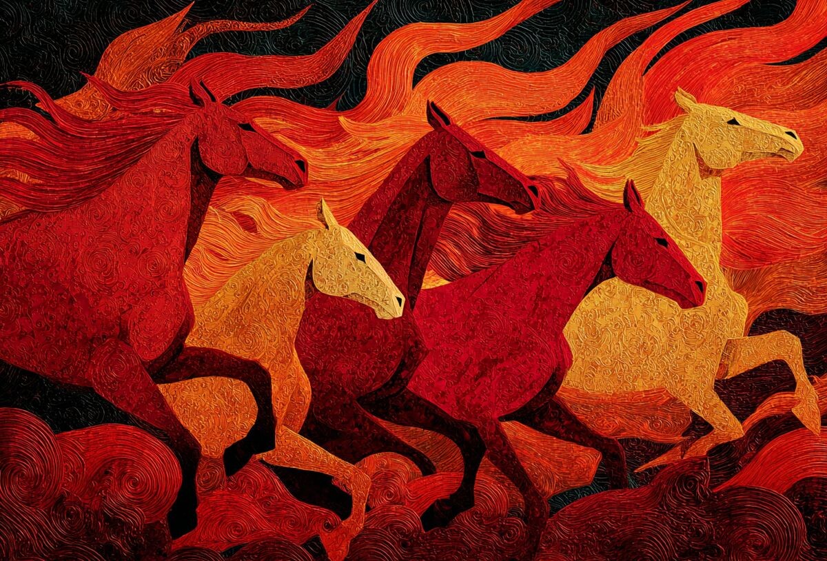 Встречаем год Огненной Лошади