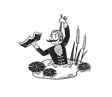 Мюнхгаузен вытаскивает себя за волосы из болота