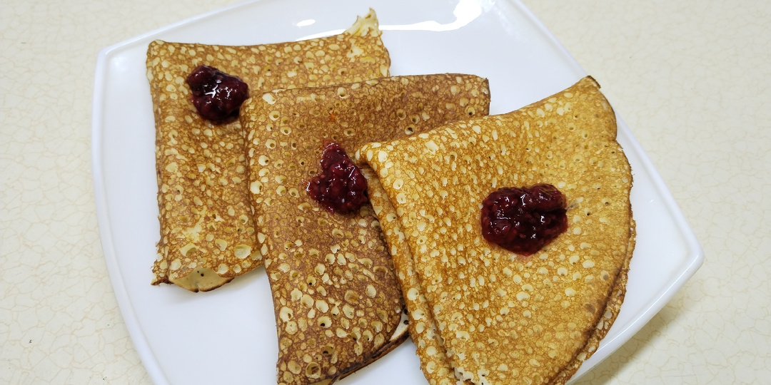 Белковые блинчики из мягкого творога