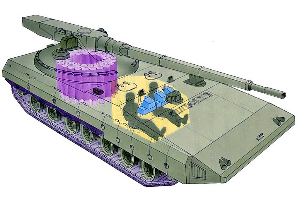 Компоновка перспективного ОБТ