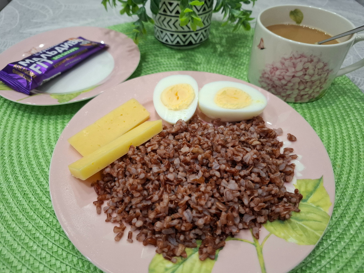 Мой вкусный завтрак🤗