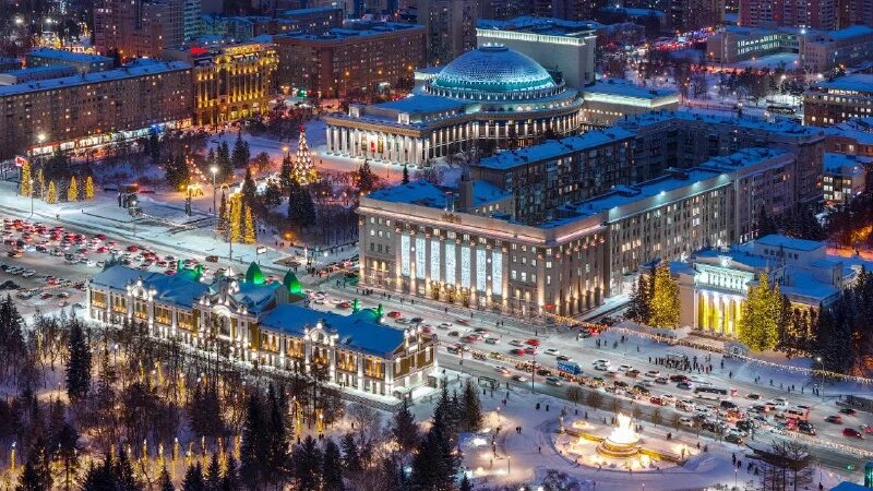     Морозный Новосибирск. Слава Степанов