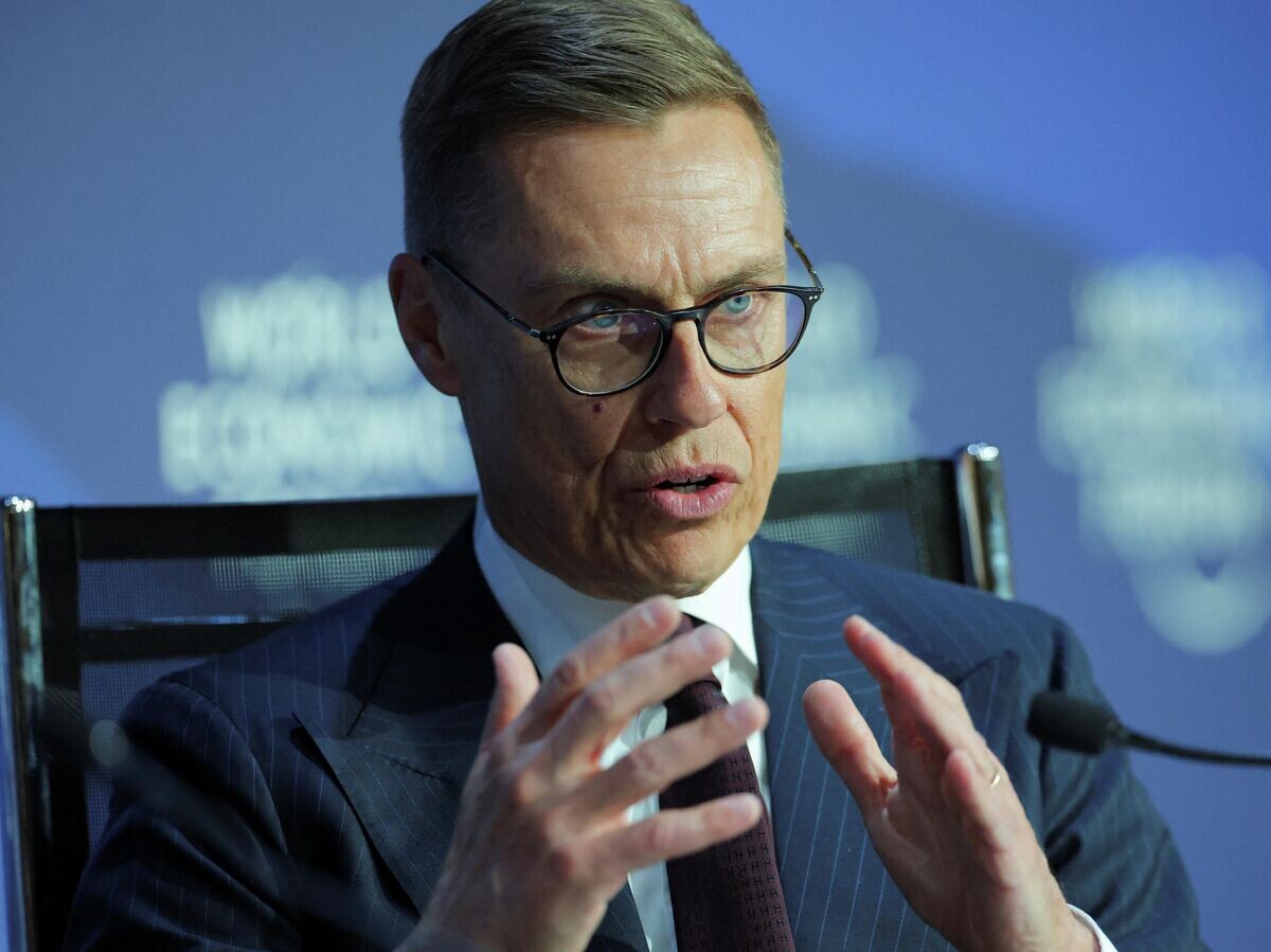    Президент Финляндии Александр Стубб на экономическом форуме в Давосе | © REUTERS / Denis Balibouse