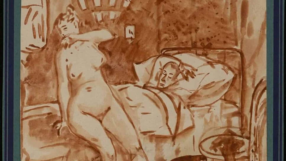 Николай Синезубов. «Сцена в публичном доме»,1918.📷Фото: Музей Академии художеств