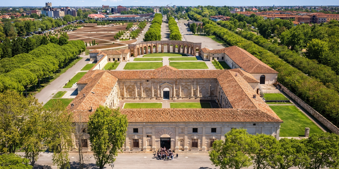 Мантуя, дворец Те и история любви герцога Гонзага