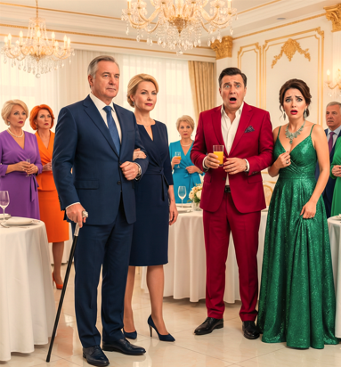 «Я позвал тебя, чтобы дети увидели разницу!» — усмехнулся бывший муж. Но когда в зал вошел мой спутник, все замолчали