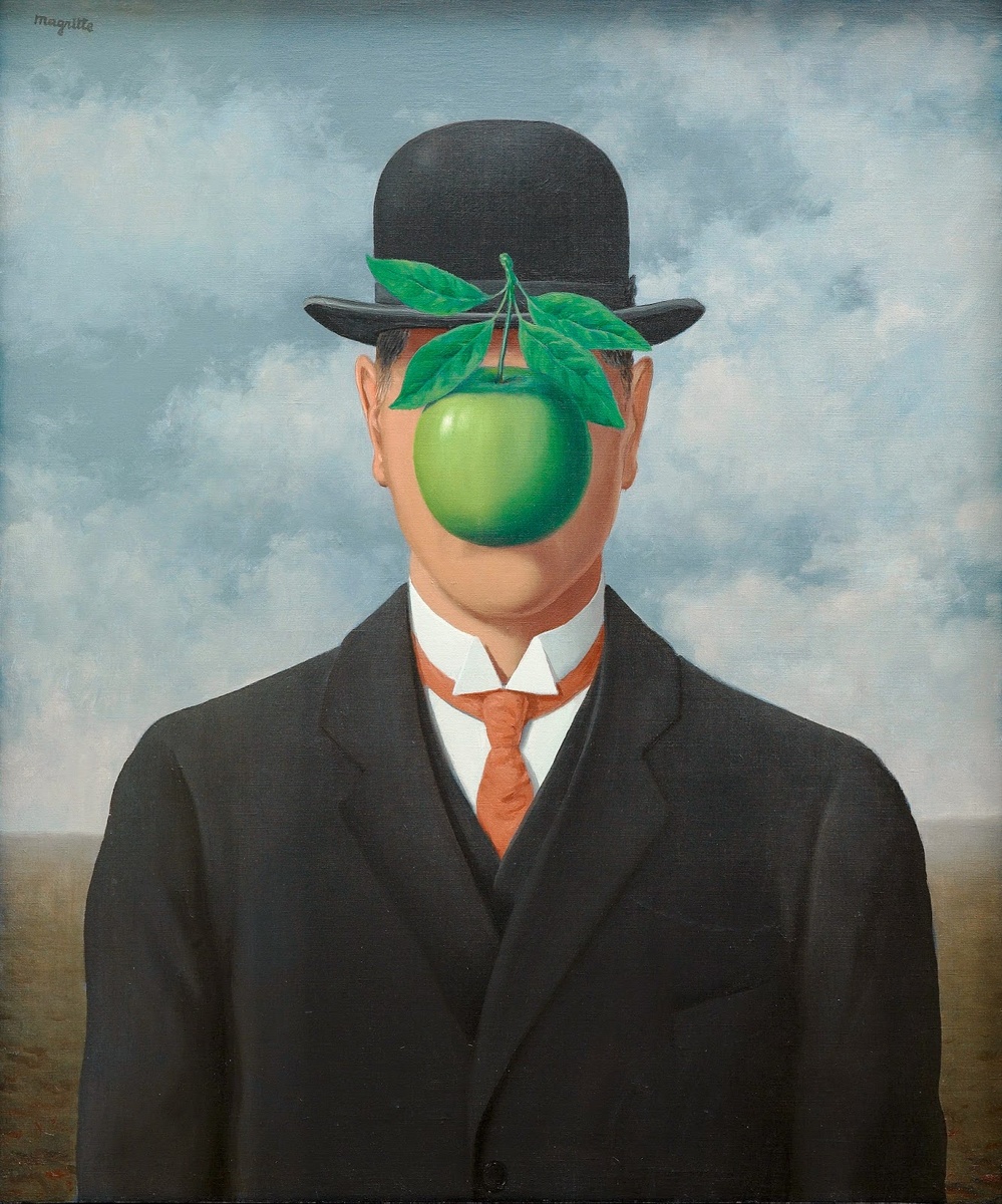 «Сын человеческий II». — Рене Магритт, 1964 г.