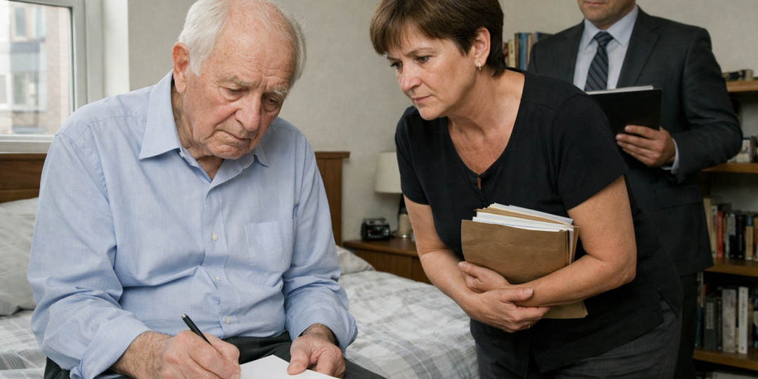 Сестра привезла нотариуса к больному отцу, а он написал одно слово, после которого Вероника больше не приезжала