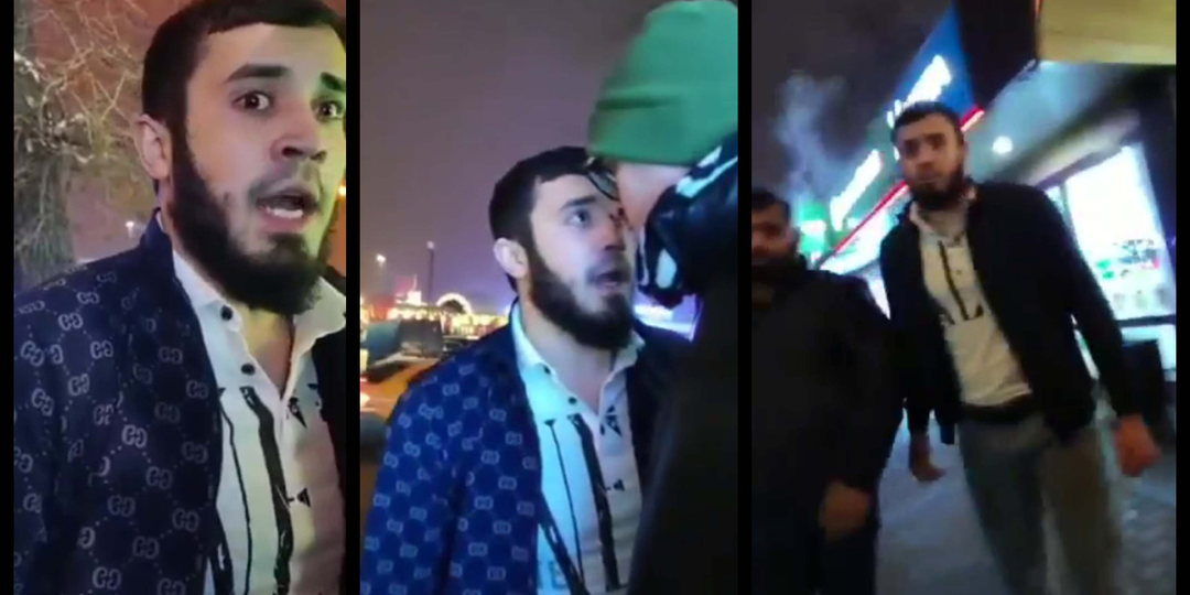 Приезжие пришли всей гурьбой на стрелку к русскому парнишке из-за простого замечания