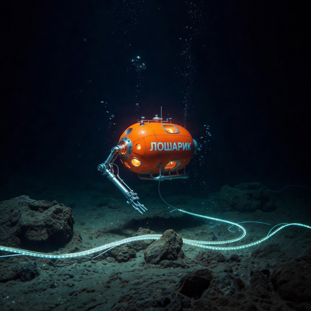 Так смешно выглядит по мнению ИИ подводный дрон