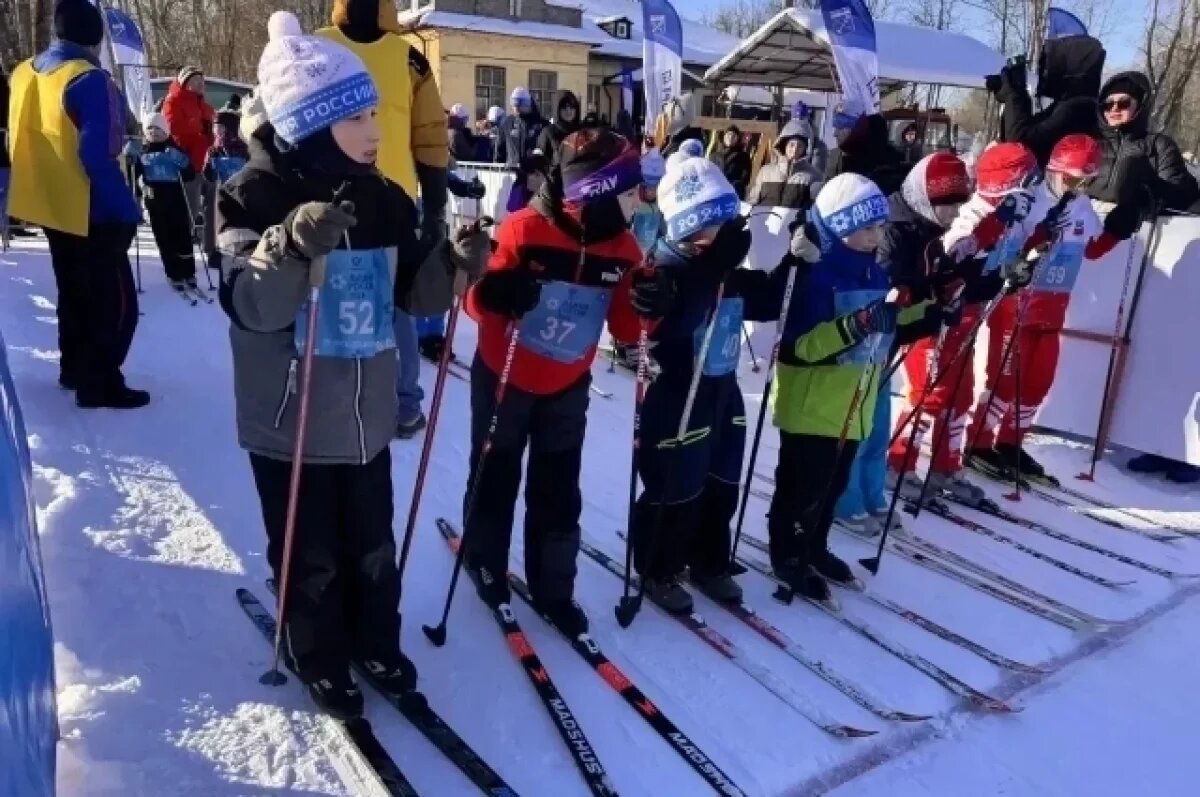    В Кингисеппском районе Ленобласти прошёл главный старт «Лыжни России»
