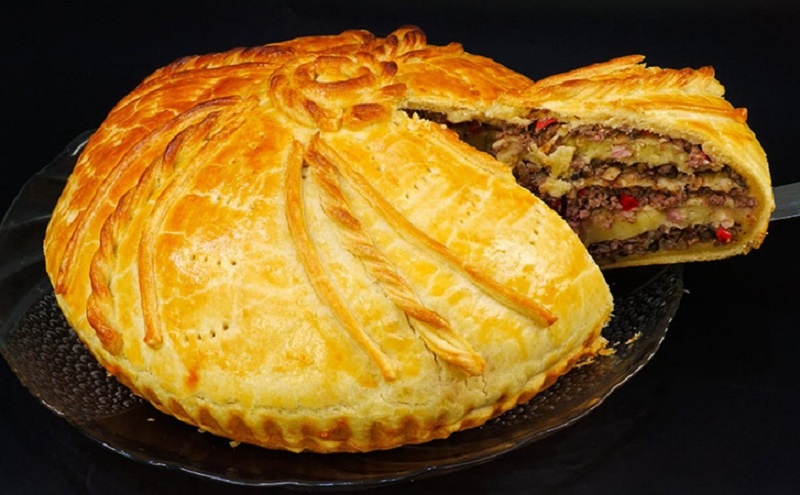 Готовим настоящий боярский блинный курник с тремя начинками