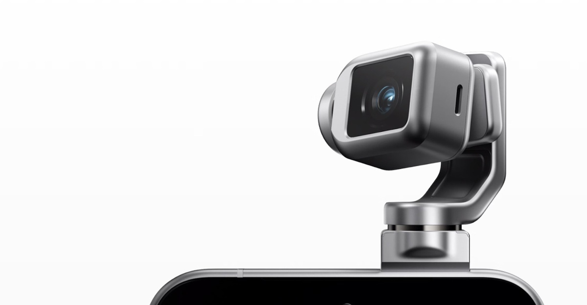 Три оси вращения позволяют камере двигаться независимо от корпуса