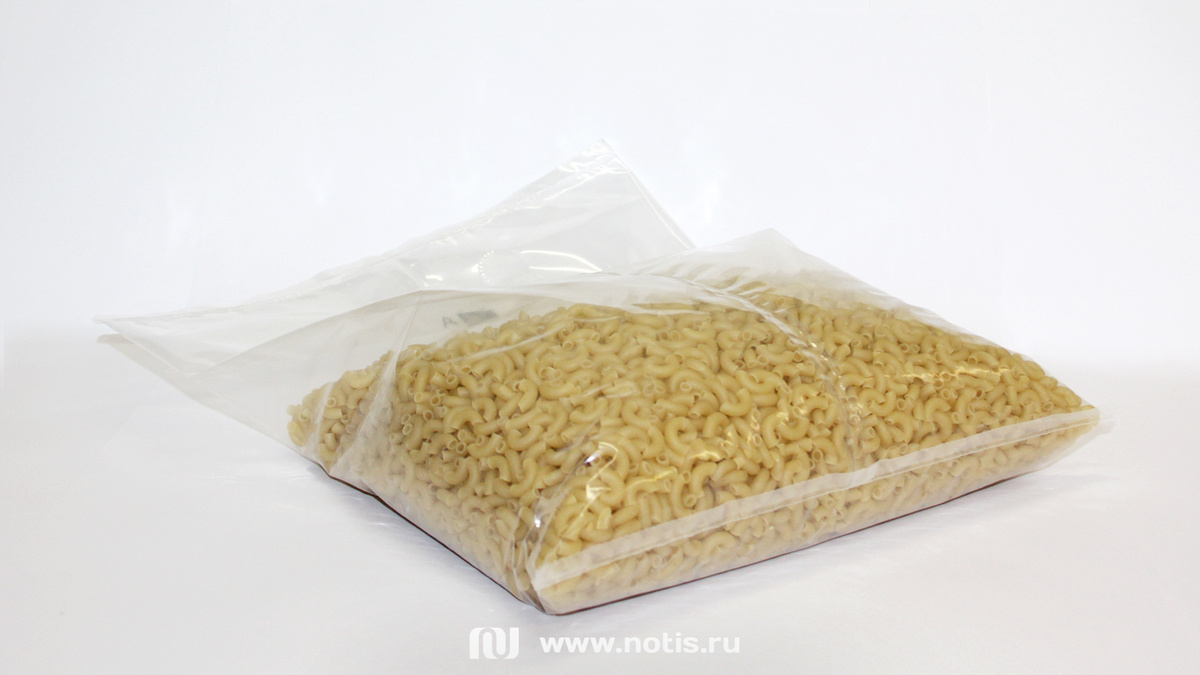 Макароны упакованные на оборудовании НОТИС