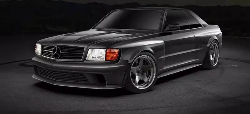 Тюнеры создали Mercedes SEC и оснастили его мотором от суперкара