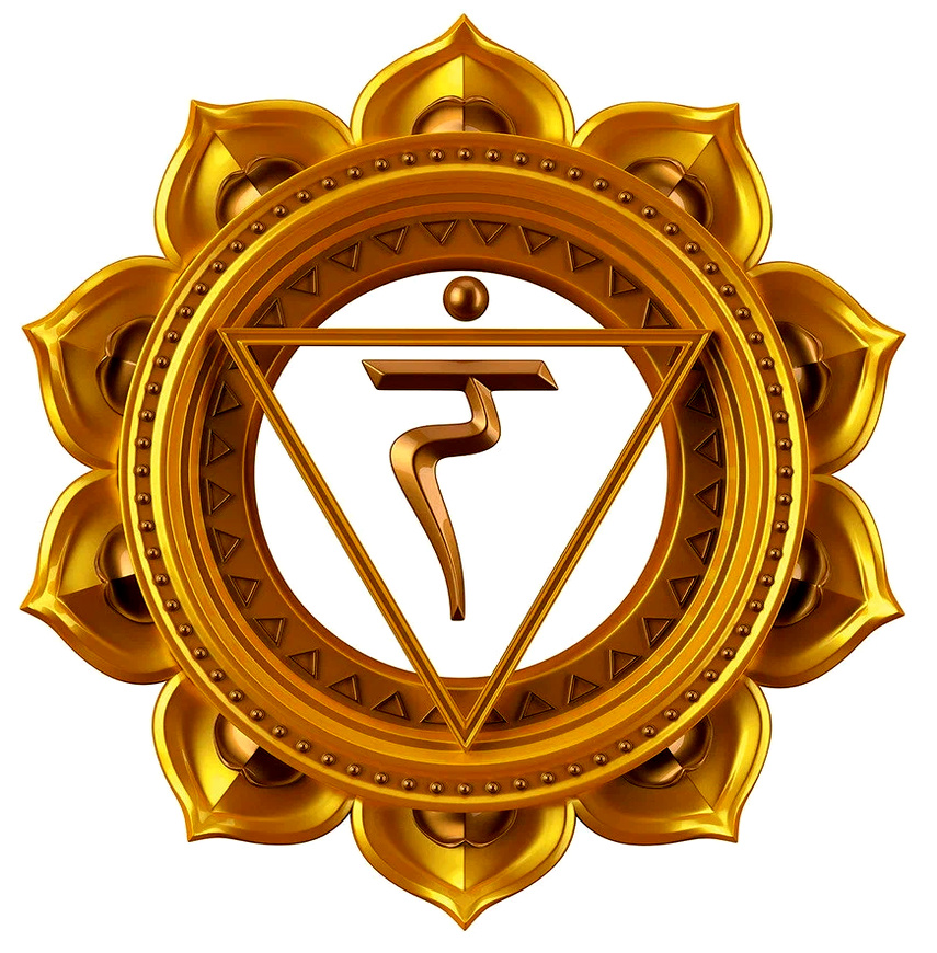 Десяти-лепестковый лотос - Манипура. Изображения взяты из открытых источников