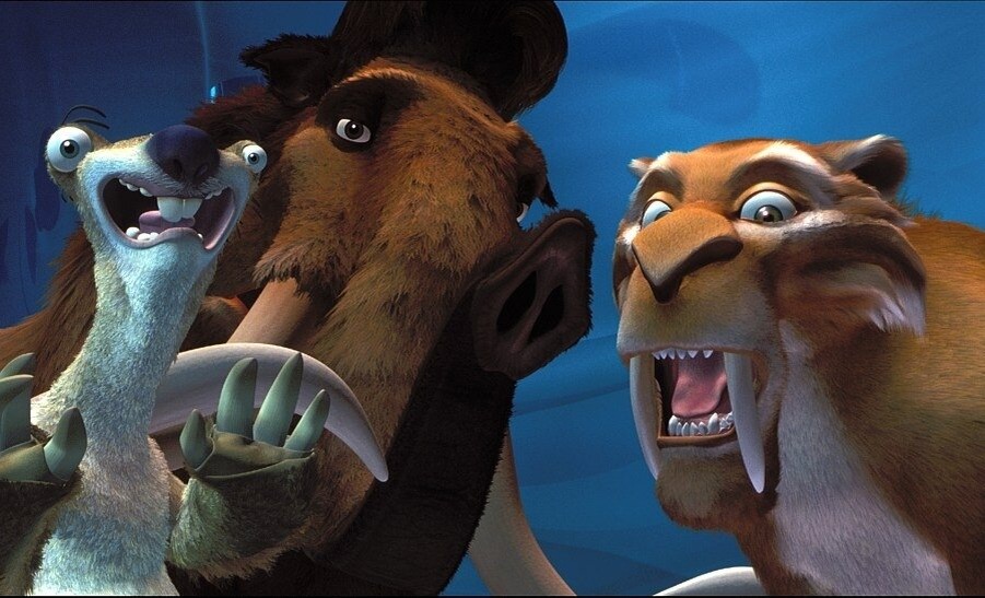 Кадр из мультфильма «Ледниковый период», 2002.