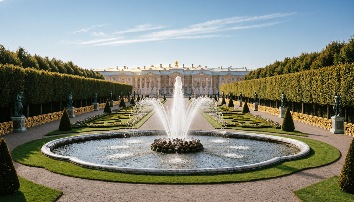 Пример регулярного сада