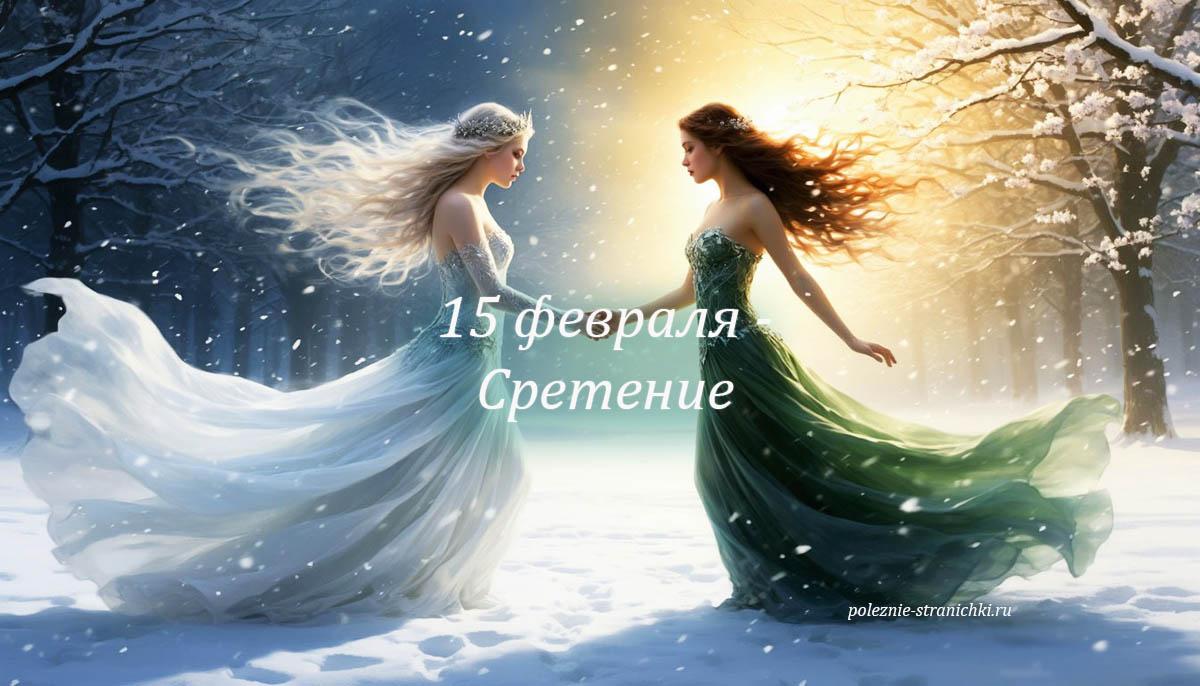 15 февраля — Сретение: встреча зимы с весной, обычаи, приметы и что нельзя делать