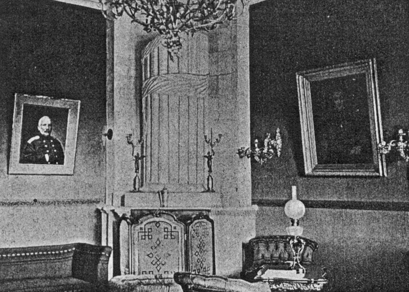 Интерьер одной из парадных зал начало XX века