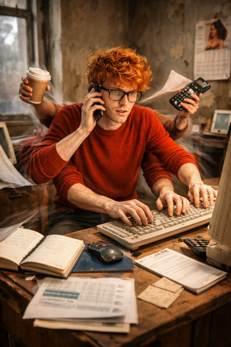 Самозанятый который объедили в себе 5 профессий