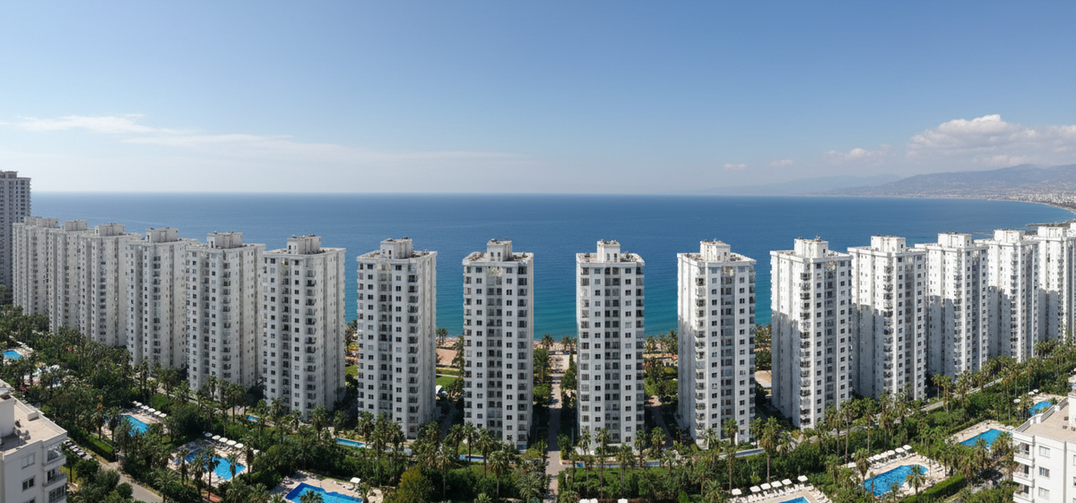 Новостройки Мерсина. Район Тедже у моря.