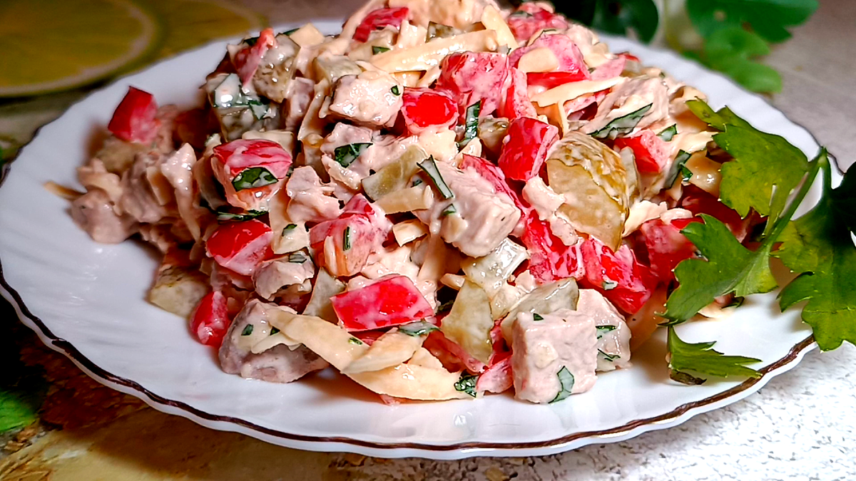 ⭐ Салат Гусарский - настоящий Мужской салат