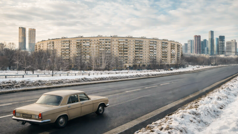    Есть мнение, что "бублики" строили к Олимпиаде 1980 года. Коллаж Царьграда