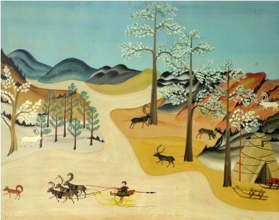      Константин Панков. «Поездка на оленях» Ксения Дубинина