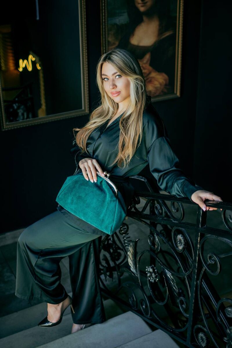 Саквояж MARIE Bella Donna 6888S (изумруд)