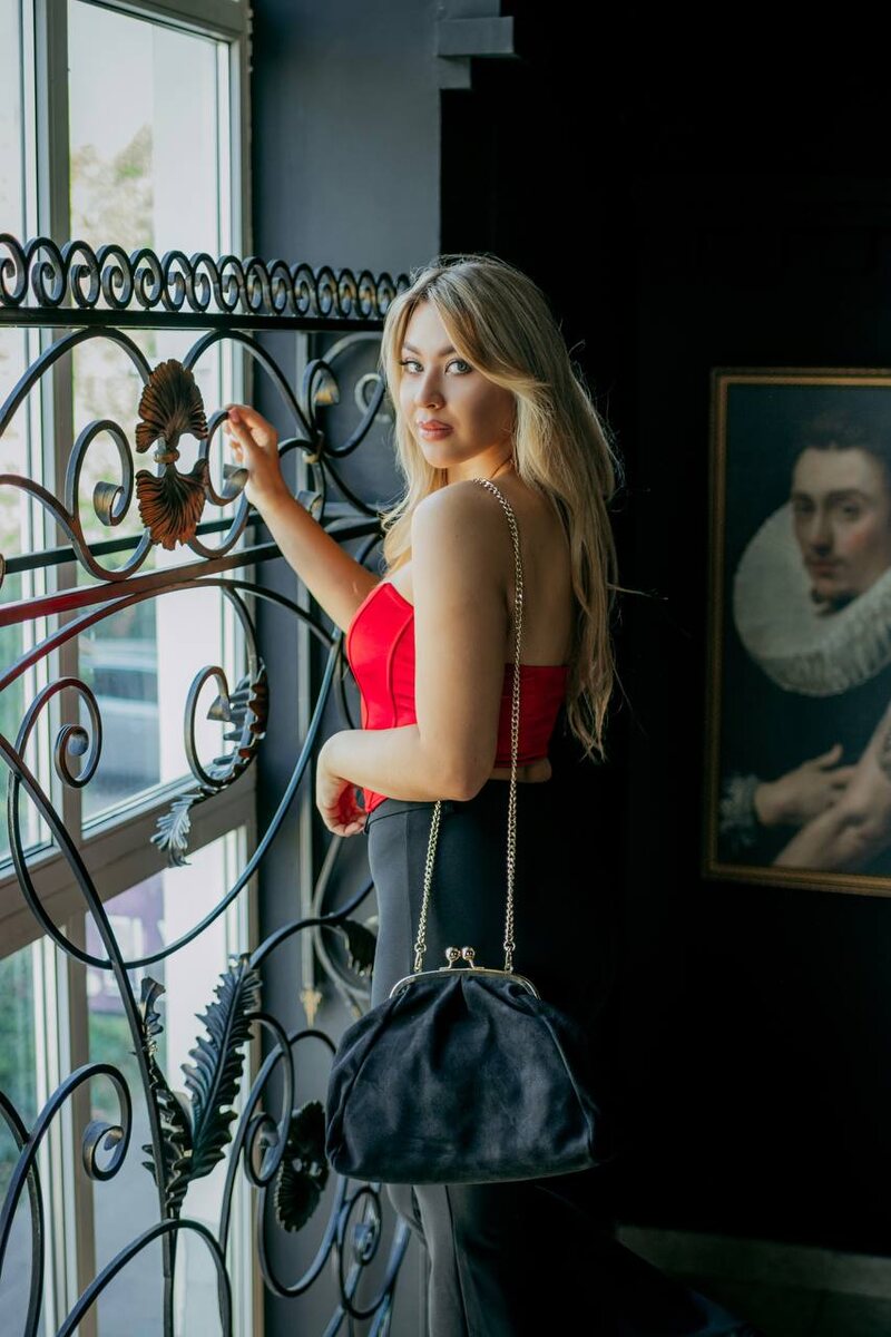 Саквояж MARIE Bella Donna 6888S (чёрный оникс)