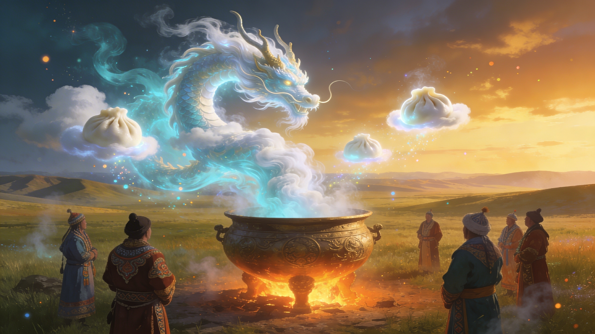 Легенда о драконе, подарившем манты