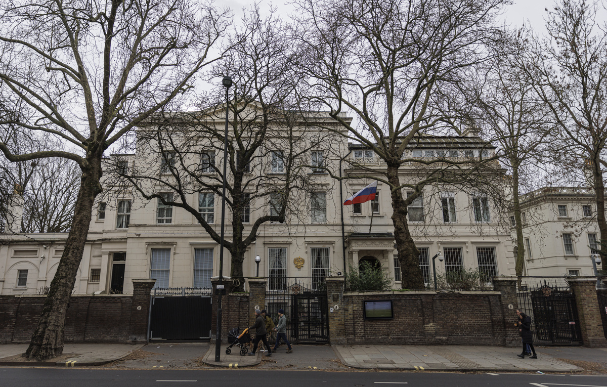    Здание Посольства РФ в Лондоне  Rob Pinney/Getty Images