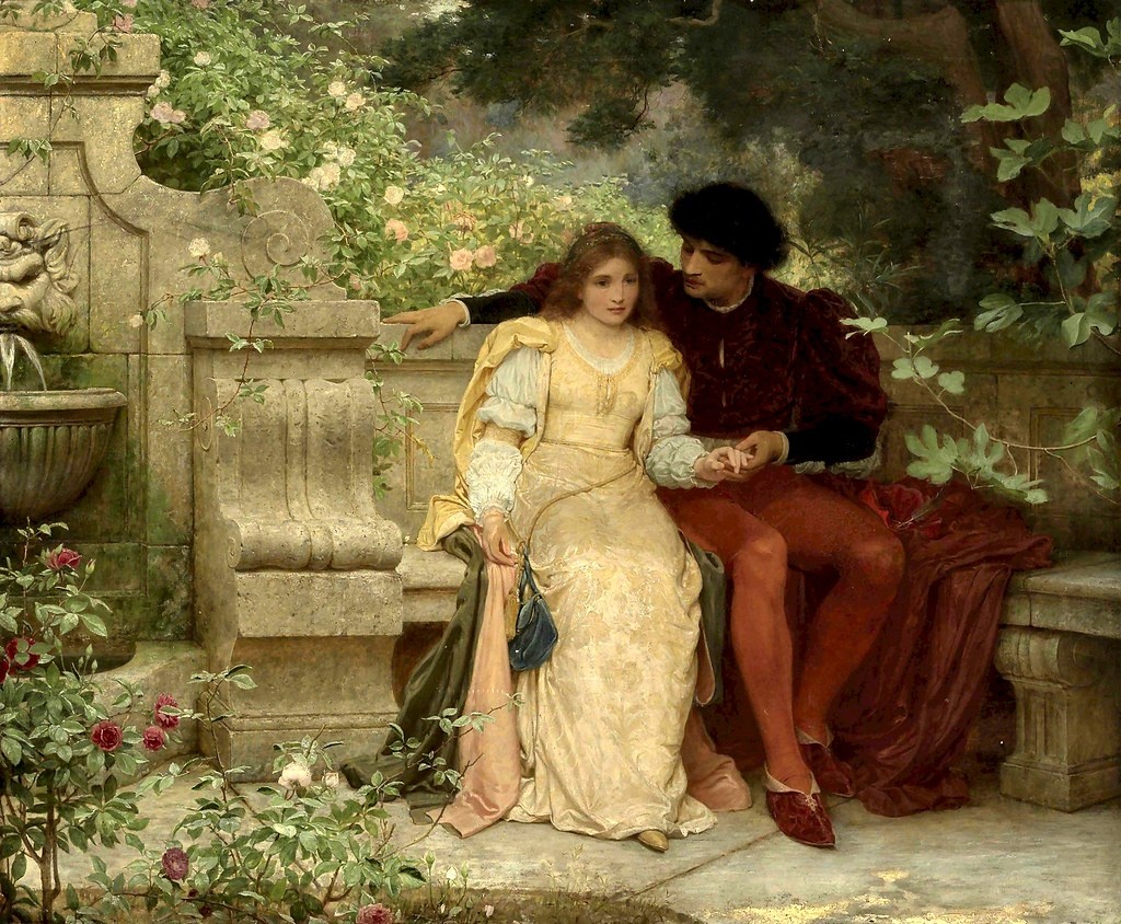 Чарльз Эдвард Перуджини "Влюбленные в саду"