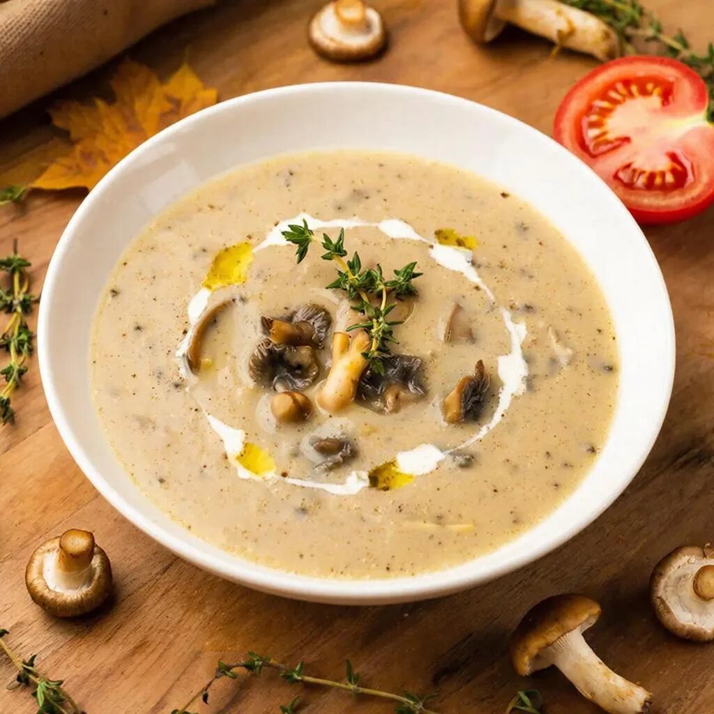 Рецепт «Крем-суп из лисичек со сливками»: вкус осени в вашей тарелке.