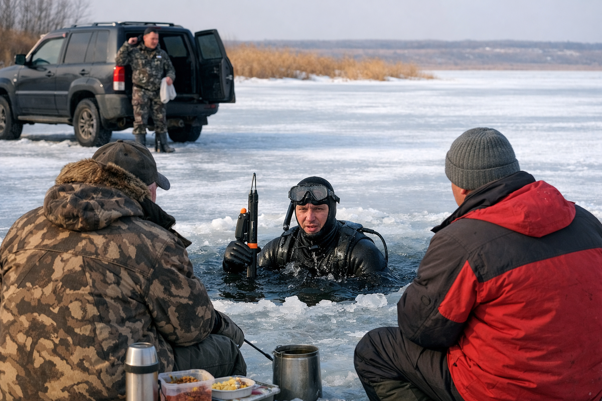 Мужики, здесь рыбы нет! 