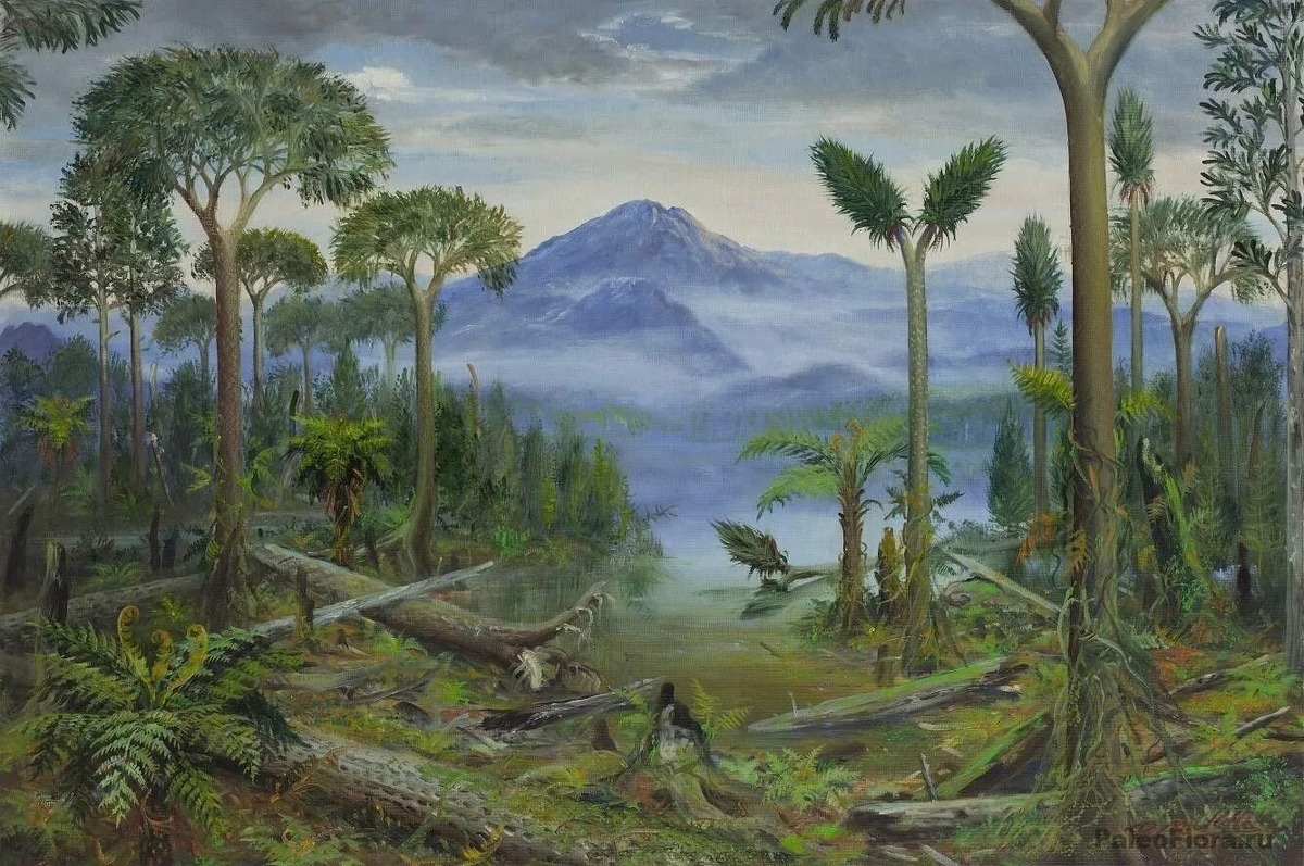 Каменноугольный лес на картине З. Буриана (Реконструкция)