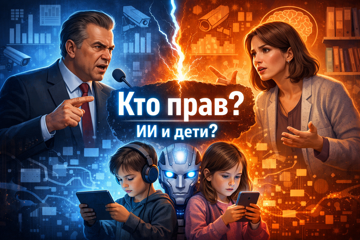 Чиновник говорит одно, психолог — совсем другое. Кто прав в споре о том, как искусственный интеллект влияет на детей?