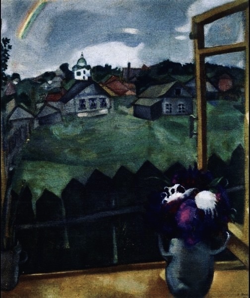Марк Шагал «Окно. Витебск» (1908)